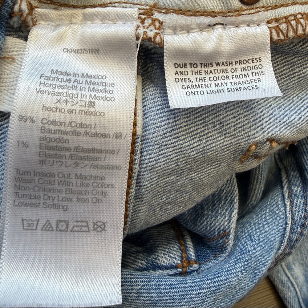 Madewell Jeans Womens Size 31 The Perfect Vintage Jean Distressed Blue Denim - Picture 6 of 13